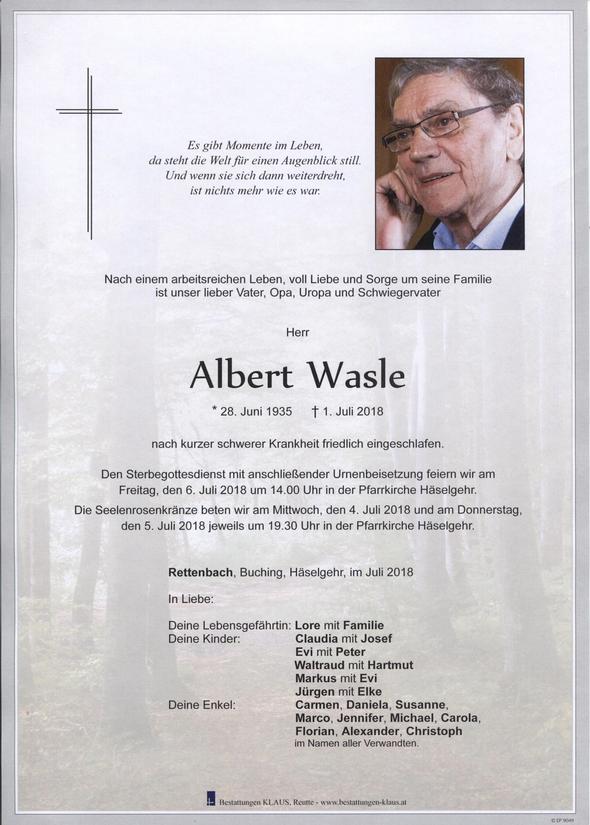 Albert Wasle